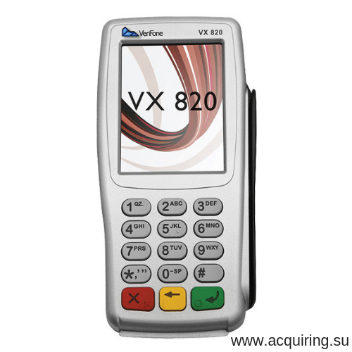Пин пад Verifone VX820 (подключение к онлайн кассе) в Саранске под проект Прими Карту